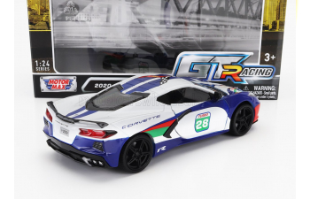 CHEVROLET Corvette №28 Racing (2020), White Blue