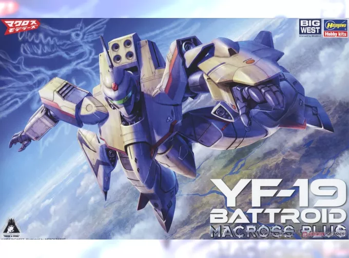 Сборная модель боевого робота YF-19 Battroid "Macross Plus", вселенная Макросс