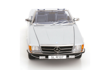 MERCEDES-BENZ 450 SL R107 with removable Softtop (1985), silver