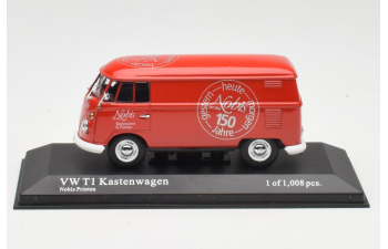 VOLKSWAGEN T1 Kastenwagen Nobis Printen (1963), rot