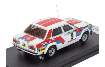 DATSUN 160j (night Version) №9 Rally Portugal (1982) Tony Pond - Kevin Gormley, White Red Blue