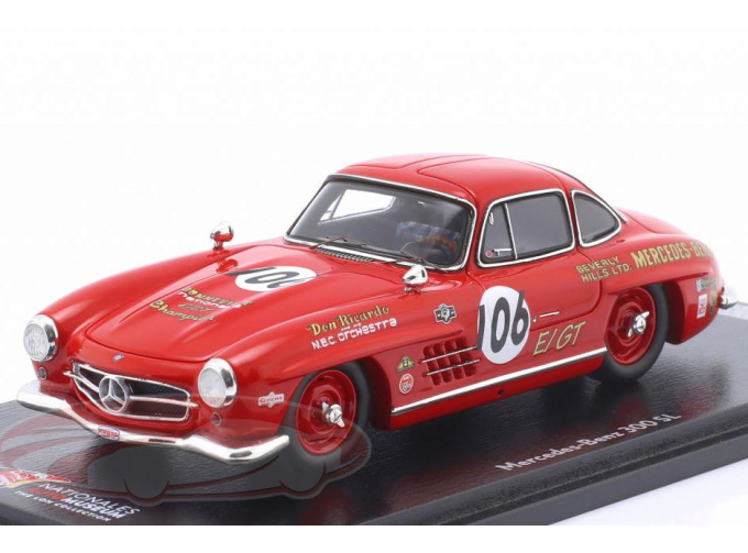 MERCEDES-BENZ 300 SL №106 "Don Ricardo" (1955), red