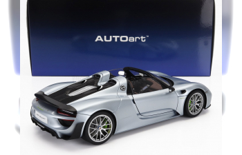 PORSCHE 918 Spyder Weissach Package (2013), Liquid Chrome Blue Met