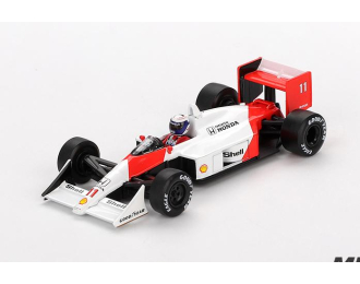 McLAREN MP4/4 #11 Alain Prost Japanese Grand Prix 2nd Place (1988), white / red