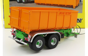 JOSKIN Silo-cargo Lift 5400 D18 Trailer For Tractor (2004), Orange Green