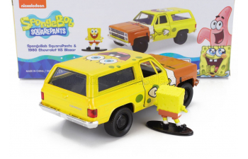 CHEVROLET Blazer K5 With Squarepants Spongebob Figure (1980), Yellow Brown