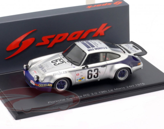 PORSCHE 911 Carrera RS №63 24h LeMans Jean-Claude Béring, Klaus Utz, Horst Godel (1975)