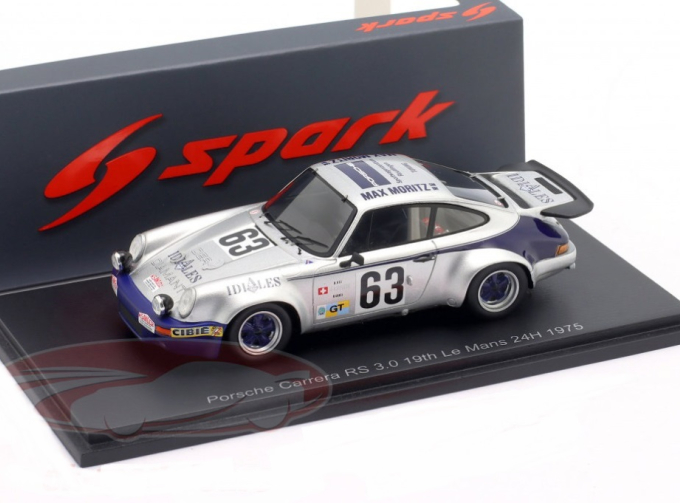 PORSCHE 911 Carrera RS №63 24h LeMans Jean-Claude Béring, Klaus Utz, Horst Godel (1975)