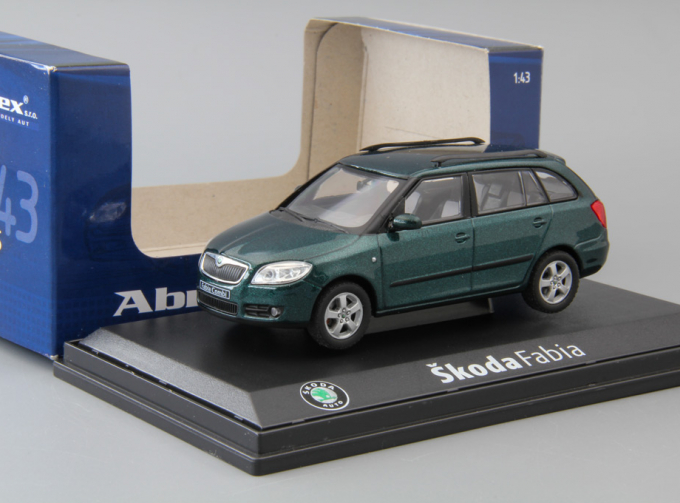 SKODA Fabia II Combi (2008), amazonian green met.