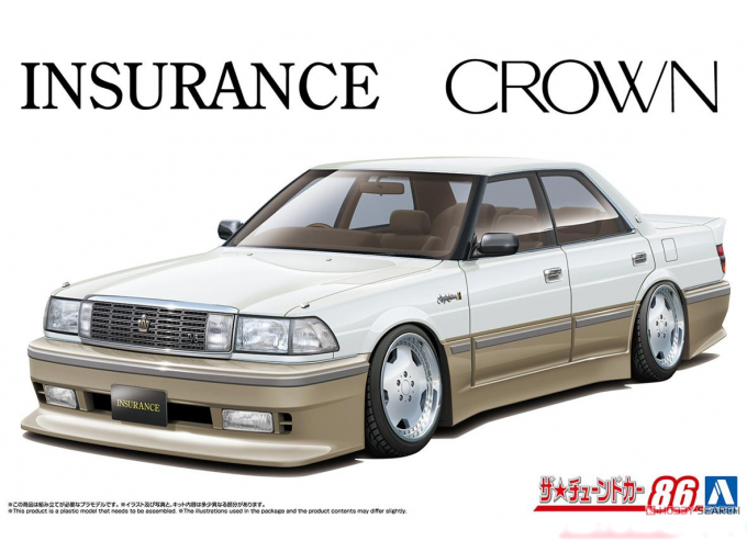 Сборная модель Toyota Crown Insurance '89 UZS131