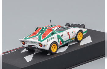 LANCIA Stratos HF #1 "Alitalia" Munari / Mannucci Winner Rally Monte Carlo (1977), white