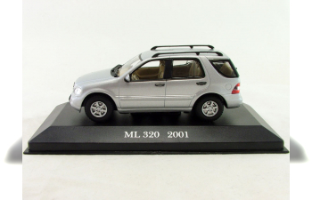 MERCEDES-BENZ ML 320 (2001), Mercedes-Benz Offizielle Modell-Sammlung 64, silver