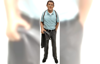 FIGURES Poliziotto - Detective Ii, Light Blue Grey