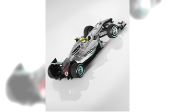 MERCEDES-BENZ GP Petronas W01 Rosberg (2010), silver