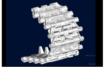Сборная модель Наборные гусеницы для танков Т-72/А/М1/Б/БВ