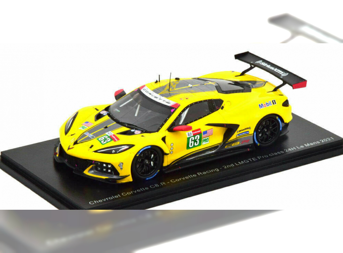 CHEVROLET Corvette C8.R #63 Corvette Racing 2nd LMGTE Pro class 24H Le Mans, 2021