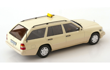 MERCEDES BENZ E-class (s124) T-model Sw Station Wagon German Taxi (1995), Ivory