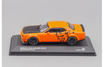 DODGE Challenger SRT Demon V8 6 2l (2018), orange-matt-black