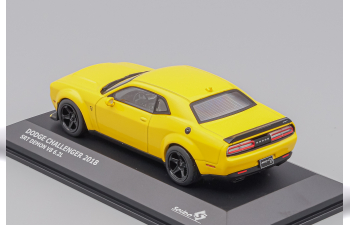 DODGE Challenger Coupe SRT Demon V8 (2018), yellow / black