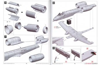 Сборная модель американский штурмовик A-10C Thunderbolt II