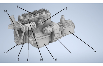 Сборная модель АСК 1960г