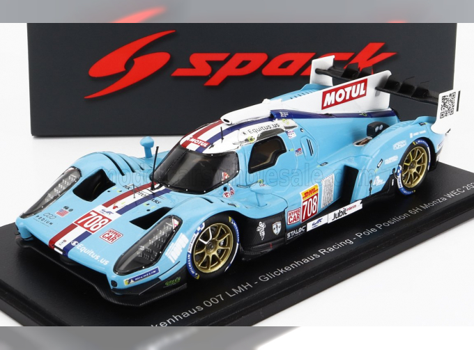 GLICKENHAUS SCG 007 Lmh 3.5l V8 Turbo Team Glickenhaus Racing N708 6h Monza Wec (2022) O.Pla - R.Dumas - L.f.Derani, blue