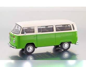 VOLKSWAGEN T2-b Bus L, green / white