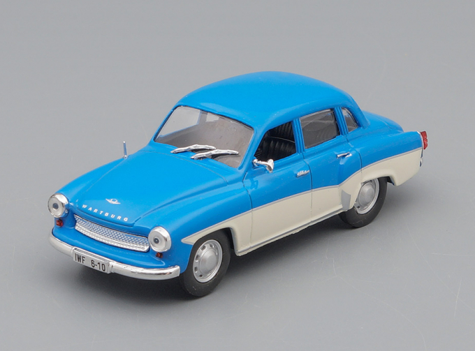 WARTBURG 312, Автолегенды СССР 172, blue / white