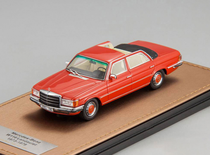 MERCEDES-BENZ 280SEL Landaulet W116 (1974), red