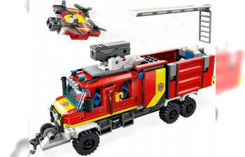 TRUCK Lego City - Tanker Truck Fire Engine - Autopompa Vigili Del Fuoco - 502 Pezzi - 502 Pieces, Red