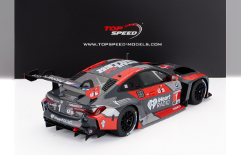 BMW 4-series M4 Gt3 Team Paul Miller Racing №1 12h Sebring (2024) Bryan Sellers - Madison Snow - Neil Verhagen, Grey Red