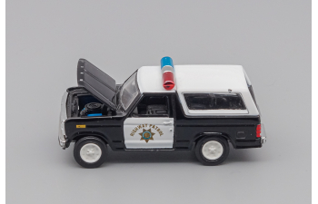 FORD Bronco 1980 Highway Patrol, black / white