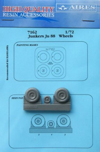 Набор дополнений Ju 88 wheels + paint mask