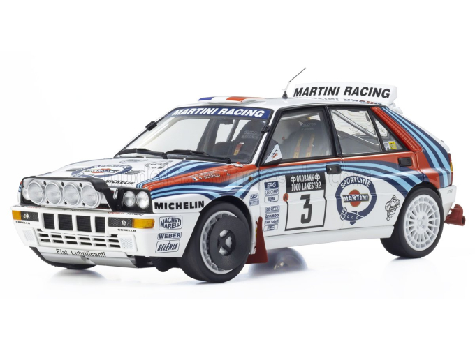 LANCIA Delta HF Integrale Evoluzione Martini (night version) №3 Winner Rally 1000 Lakes (1992) Didier Auriol - Bernard Occelli