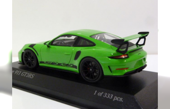 PORSCHE 991 II GT3 RS (2018), lizard green / black wheels