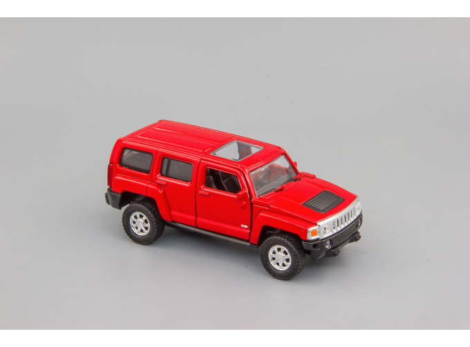 HUMMER H3, red