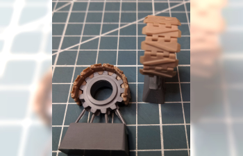 Набор траков с косым грунтозацепом для Б-4