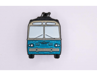 Значок "ЗиУ-5", голубой