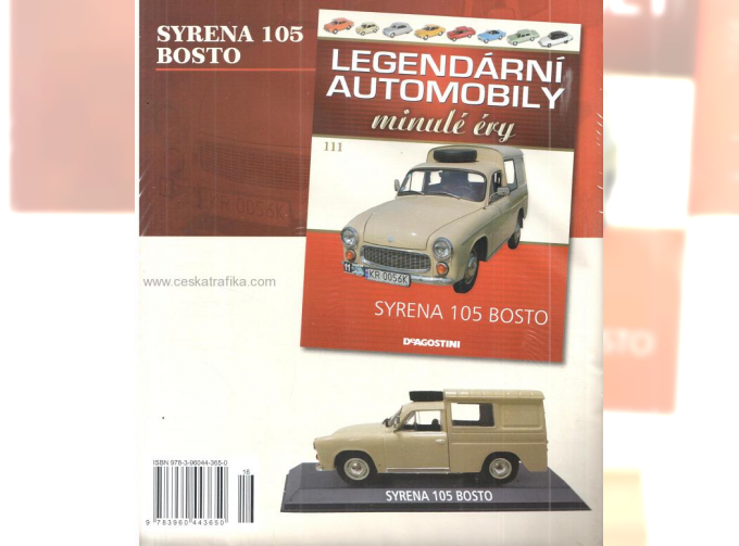 SYRENA 105 BOSTO, Legendarni automobily minule ery 111