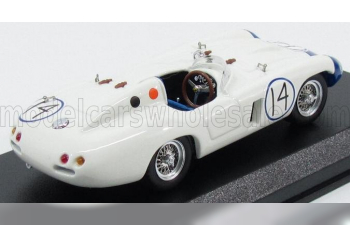 FERRARI 857 S Spider N14 Cuba (1957) P.Hill, white blue