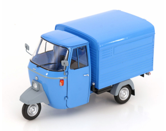 PIAGGIO Ape P501 Van Closed (1979) - Con Vetrina - With Showcase, Blue