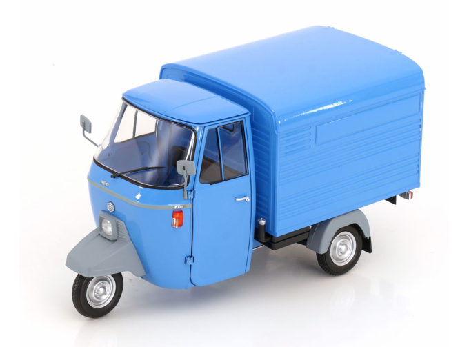 PIAGGIO Ape P501 Van Closed (1979) - Con Vetrina - With Showcase, Blue