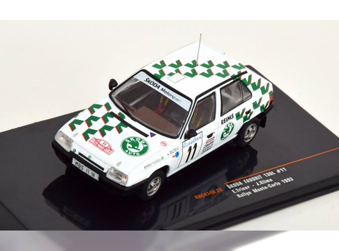 SKODA Favorit 136L №11 Rally Monte Carlo, Triner/Klima (1993)