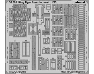 Полный набор фототравления для King Tiger Porsche