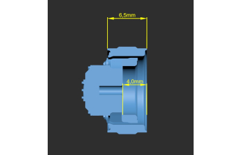 Диск передний МАЗ-508 под подшипник 8мм