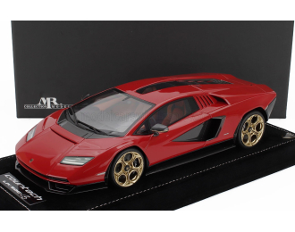 LAMBORGHINI Countach Lpi 800-4 2021 - Con Vetrina - With Showcase, Rosso Mars - Red