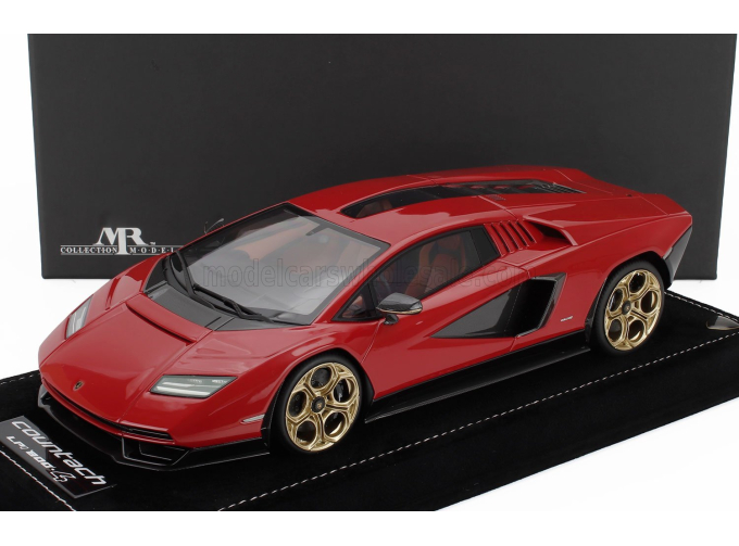 LAMBORGHINI Countach Lpi 800-4 2021 - Con Vetrina - With Showcase, Rosso Mars - Red