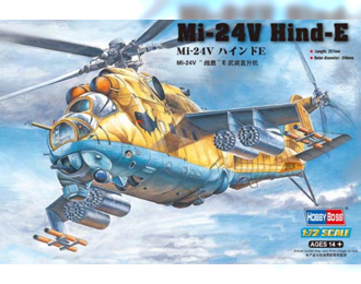 Сборная модель Вертолет Mi-24V Hind-E