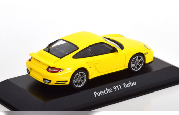 PORSCHE 911 (997) Turbo Coupe (2009), yellow