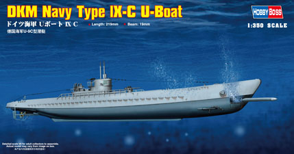 Сборная модель Немецкая ДПЛ U-boat Type IX C